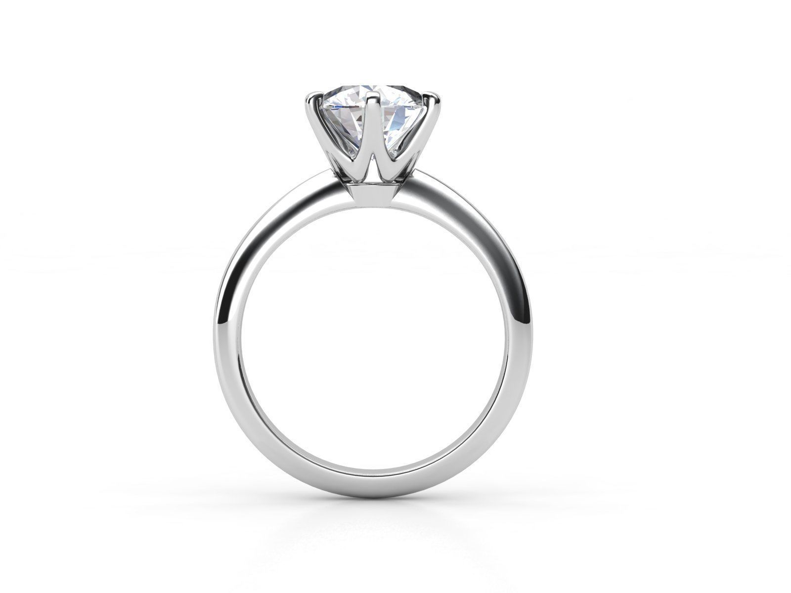 dmc-01 solitaire engagement ring with oval cut diamond 3D print model_2