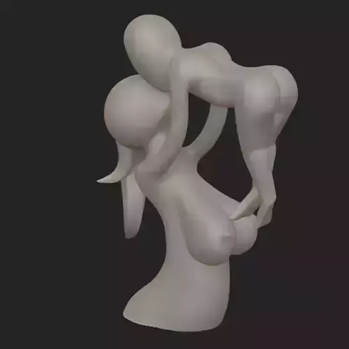 Mother and Son Figure 3D Print