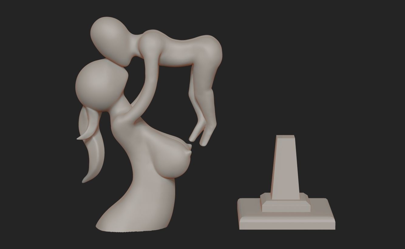 Mother and Son Figure 3D Print 3D print model_5