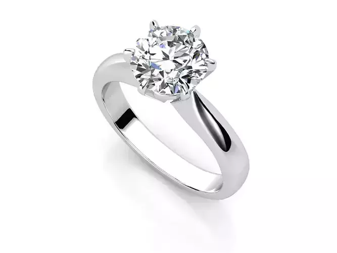 dmc-02 solitaire diamond engagement ring