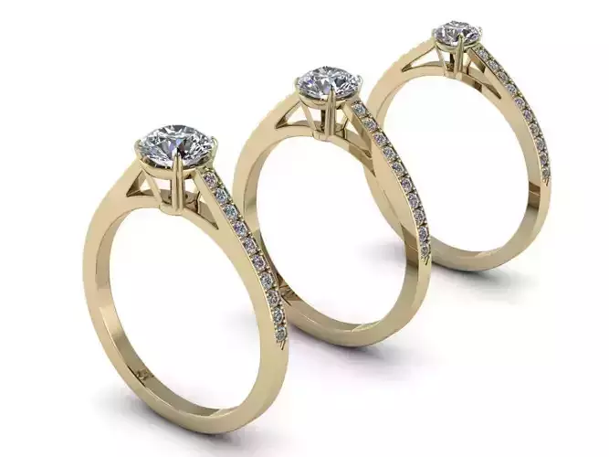 Jewelry Rings NINE RINGS 020 3D print model
