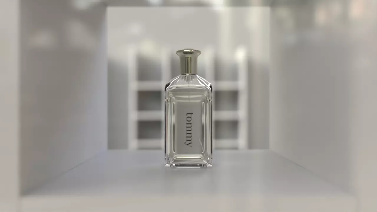 Tommy Hilfiger Perfume Bottle Free 3D model_0