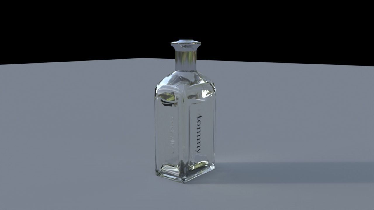 Tommy Hilfiger Perfume Bottle Free 3D model_1