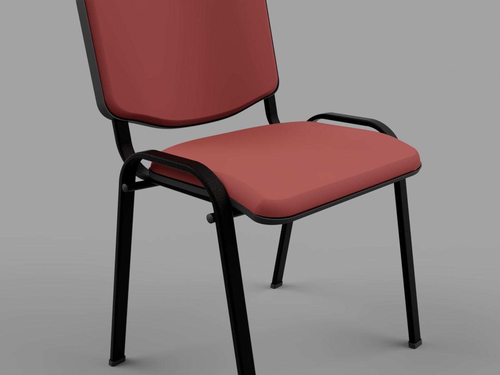 Office chair 3D model_4