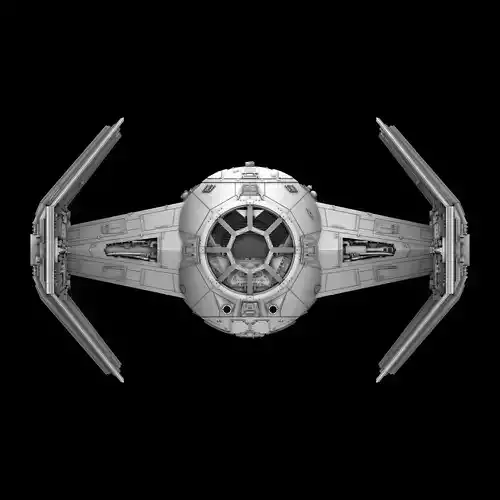 Star Ware A New Hope Tie X1 Advance Darth Vader   3D print model