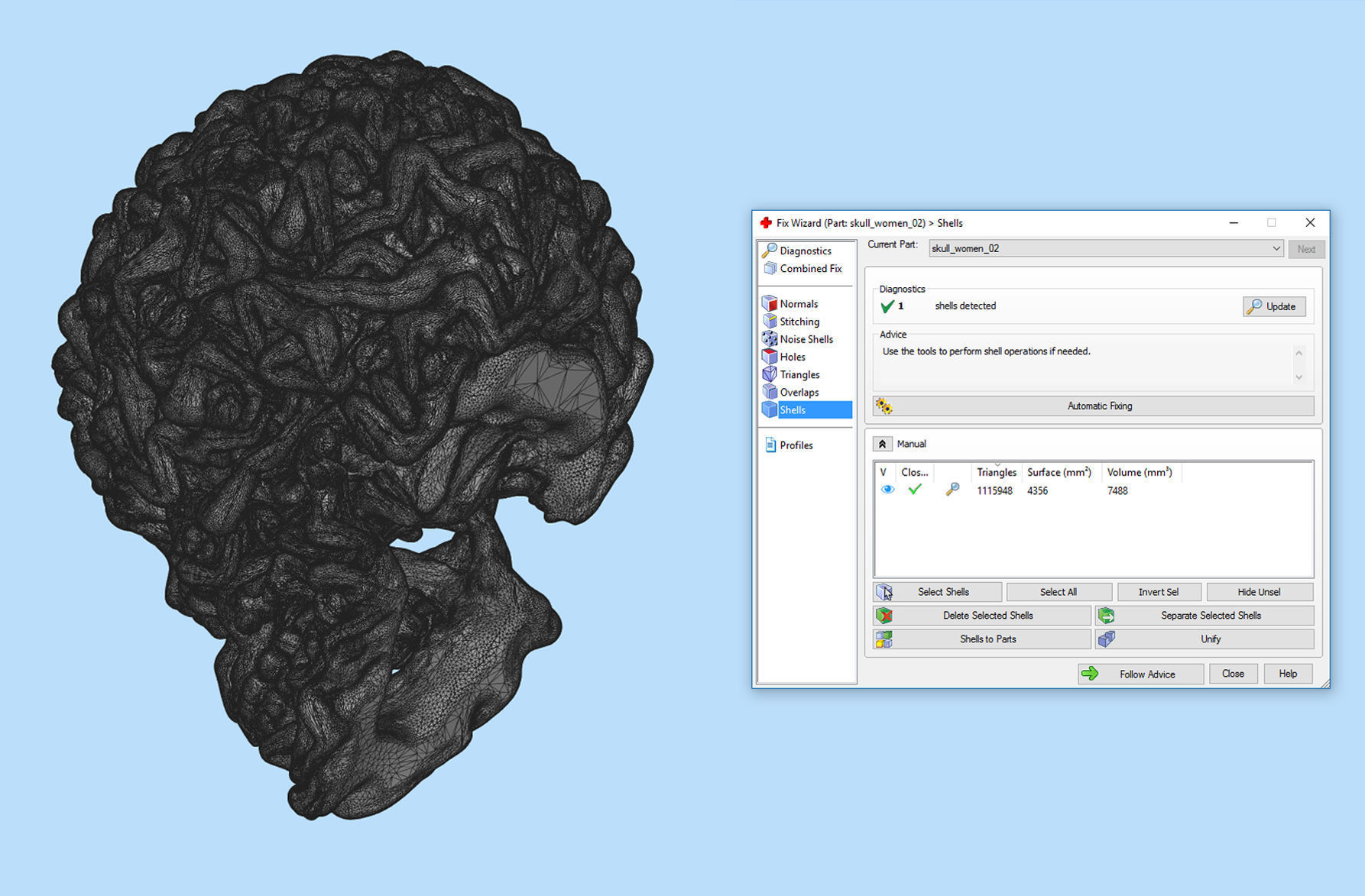 Skull Head Women Bodies 3D print model_10