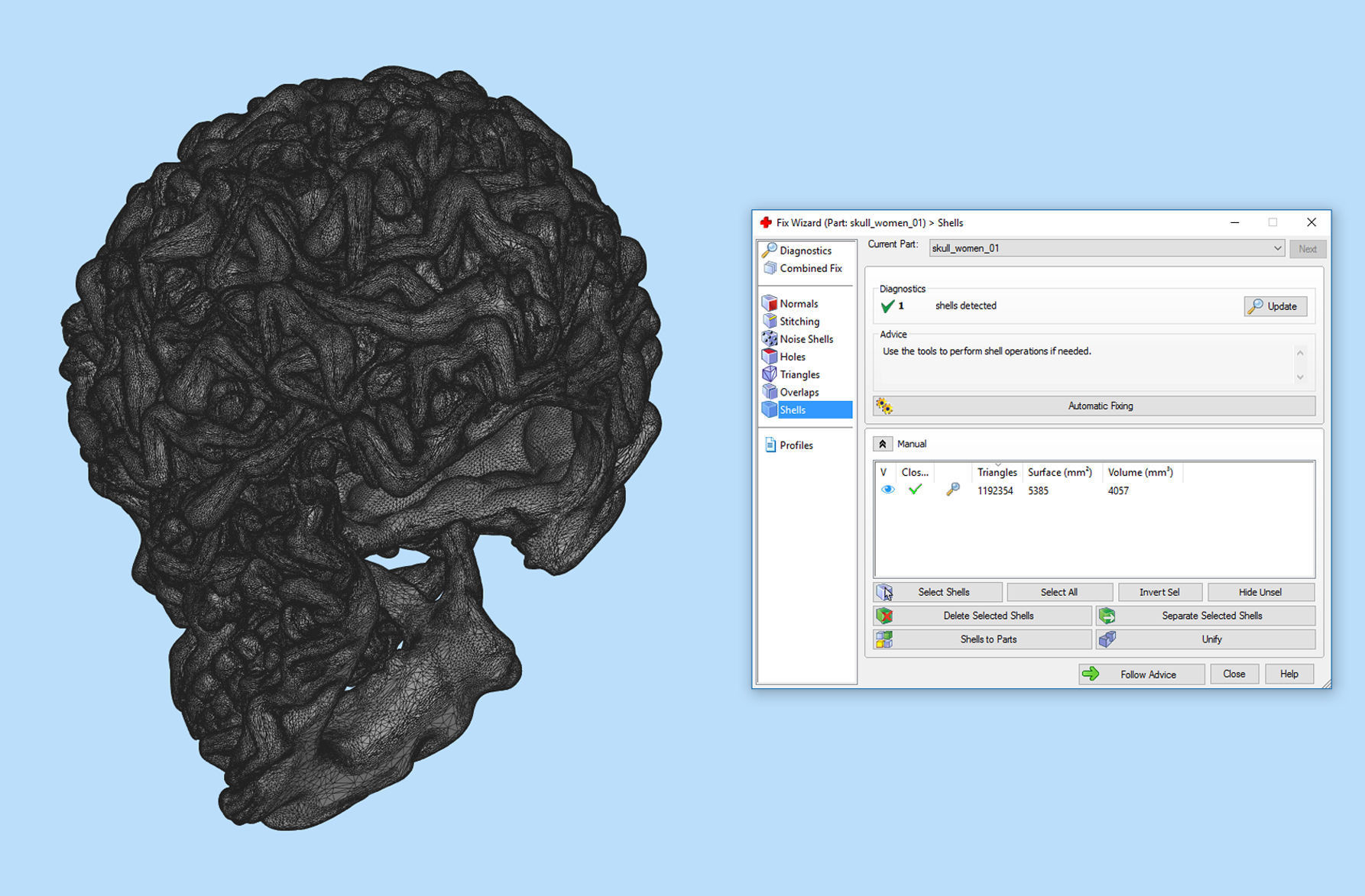 Skull Head Women Bodies 3D print model_9