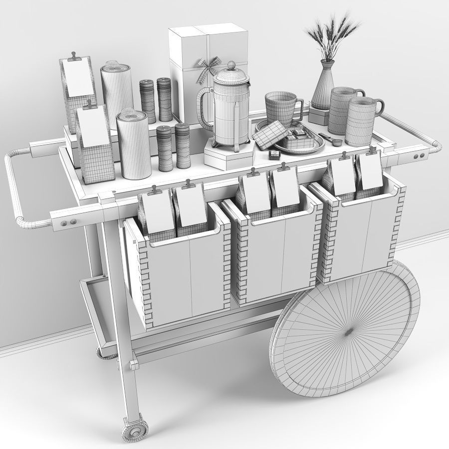 Starbucks Reserve Roastery Set1 3D model_2