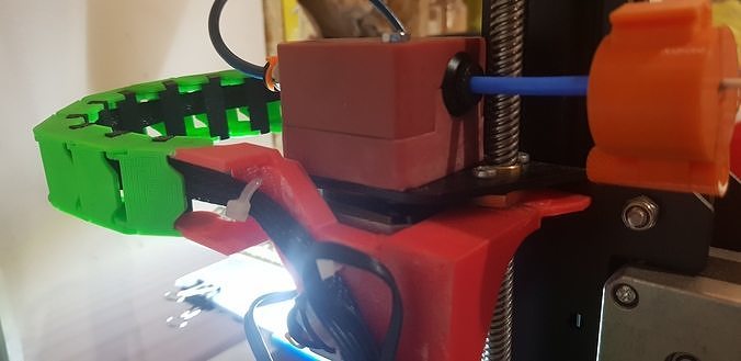 Dual gear extruder for FDM printers 3D print model