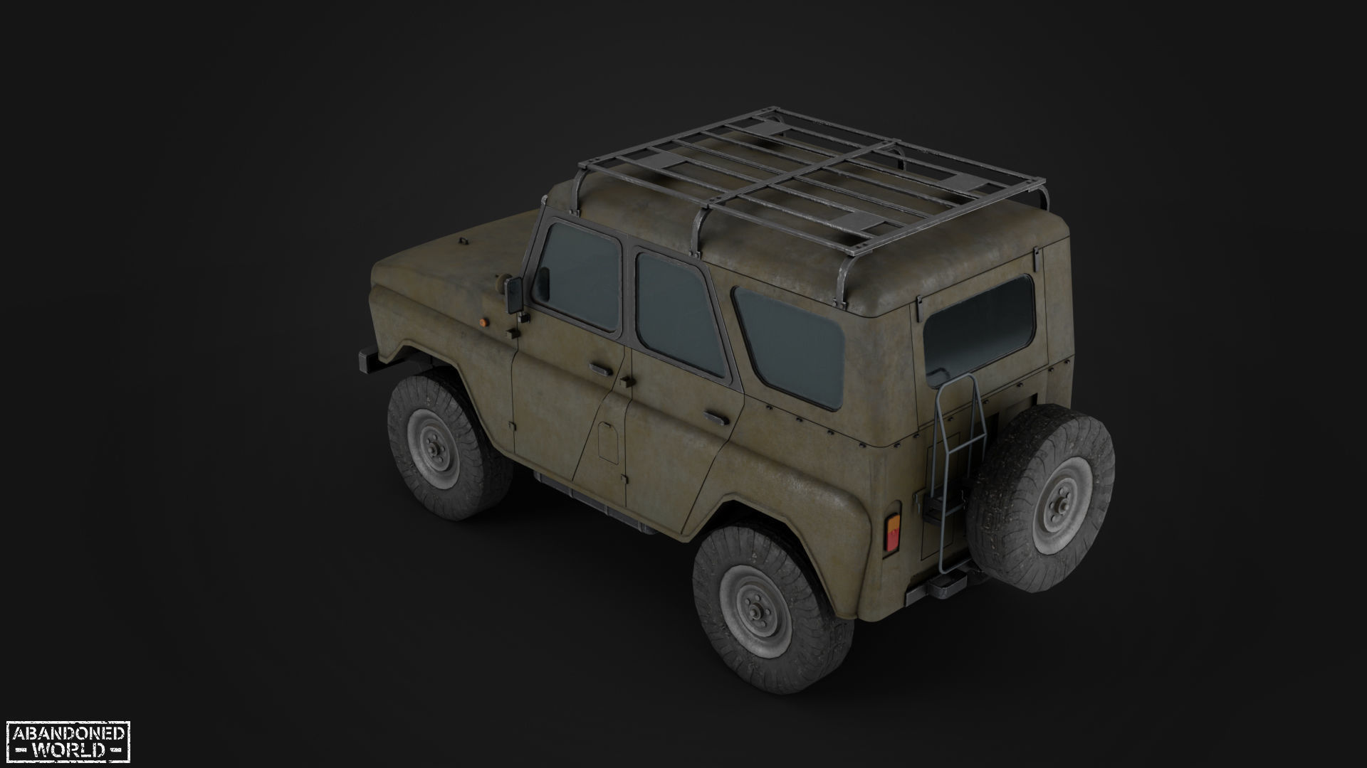 3D model Modular Off-Road Vehicle VR / AR / low-poly | CGTrader