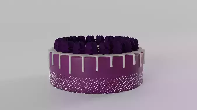 Purple Cream Cake