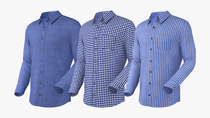 3D Shirt Configurator - FULL 3D model 3D model