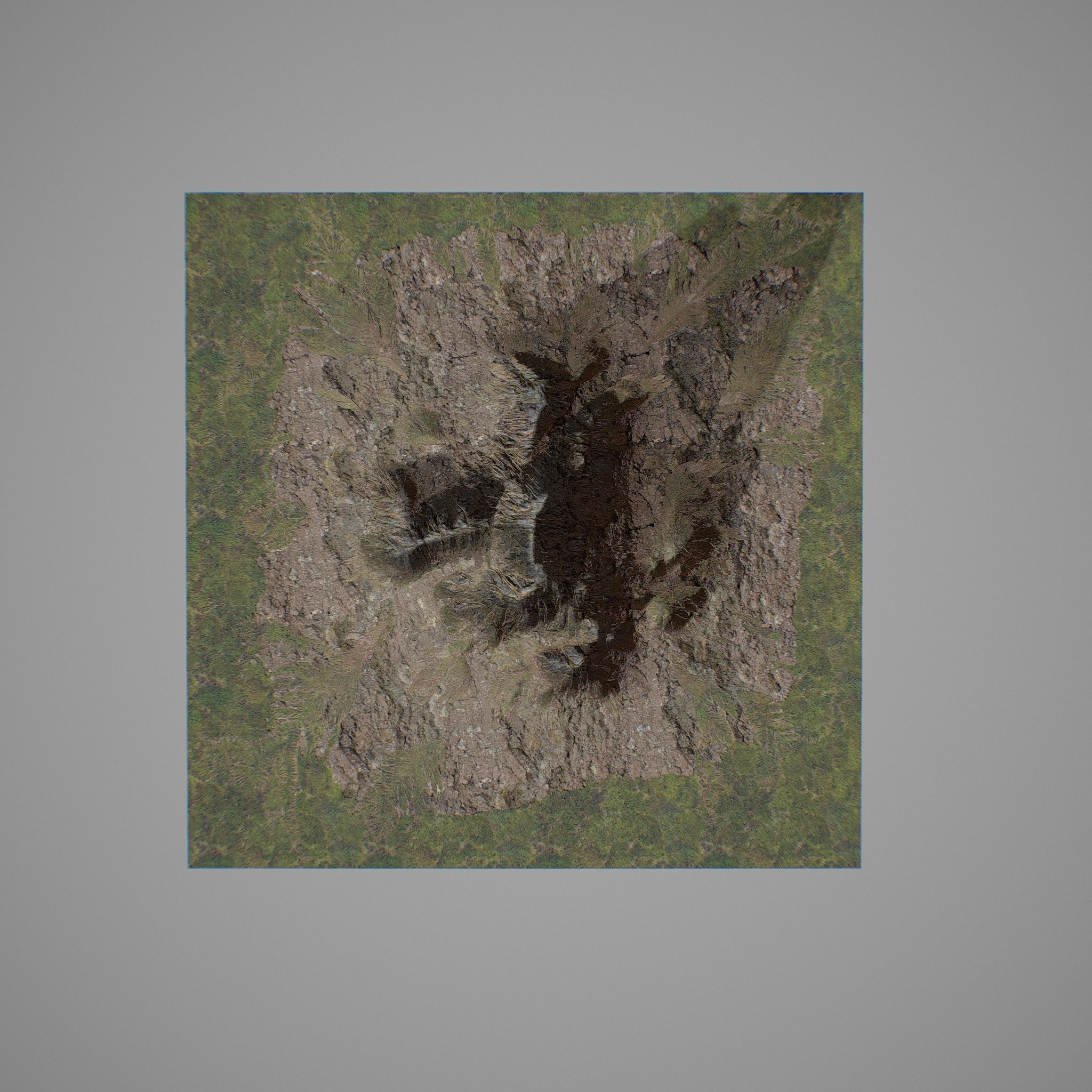 Mountains Kitbash Low-poly 3D model_32