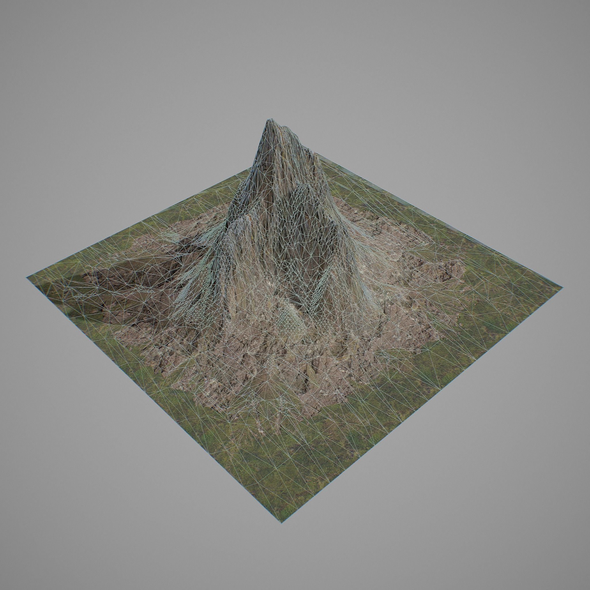 Mountains Kitbash Low-poly 3D model_38