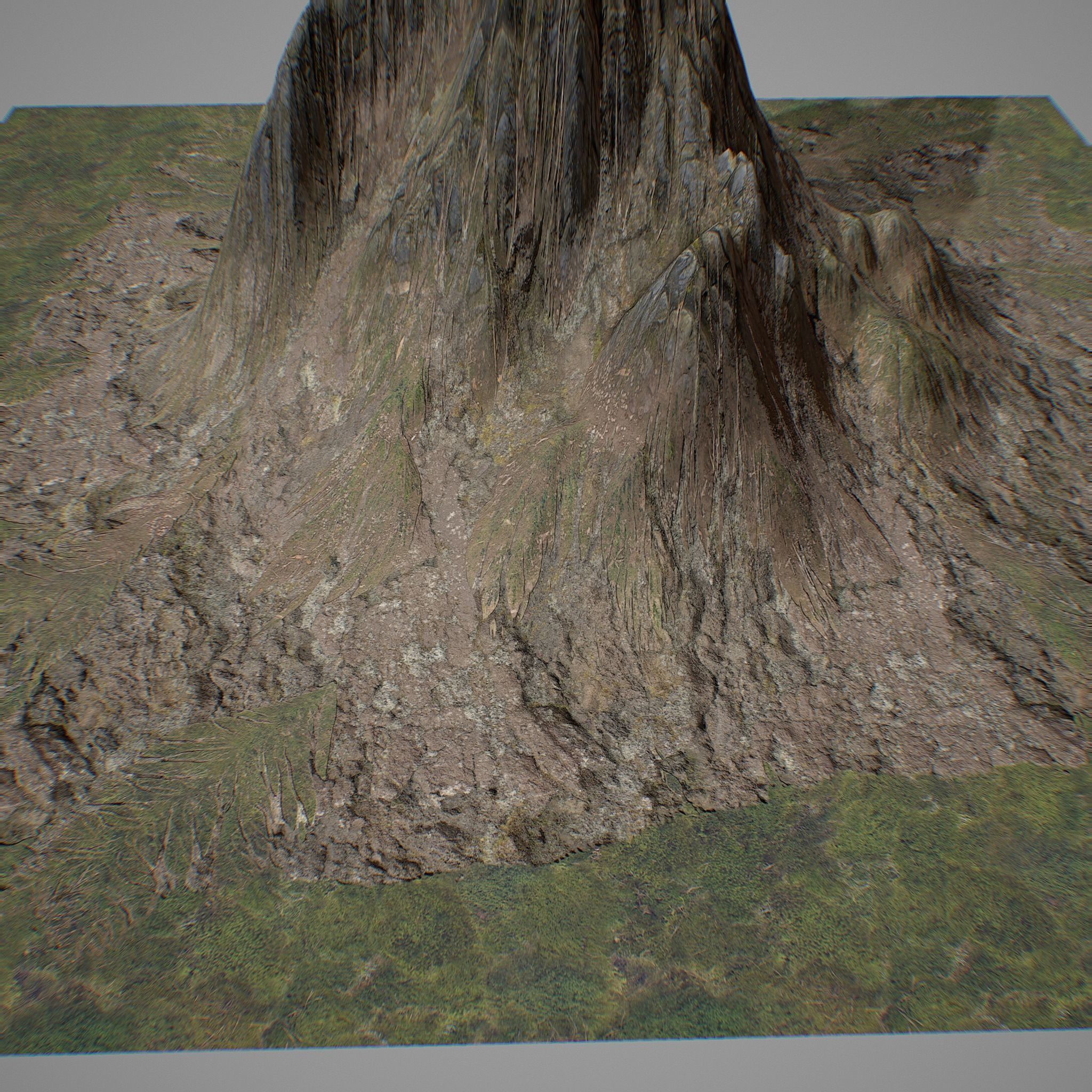 Mountains Kitbash Low-poly 3D model_35