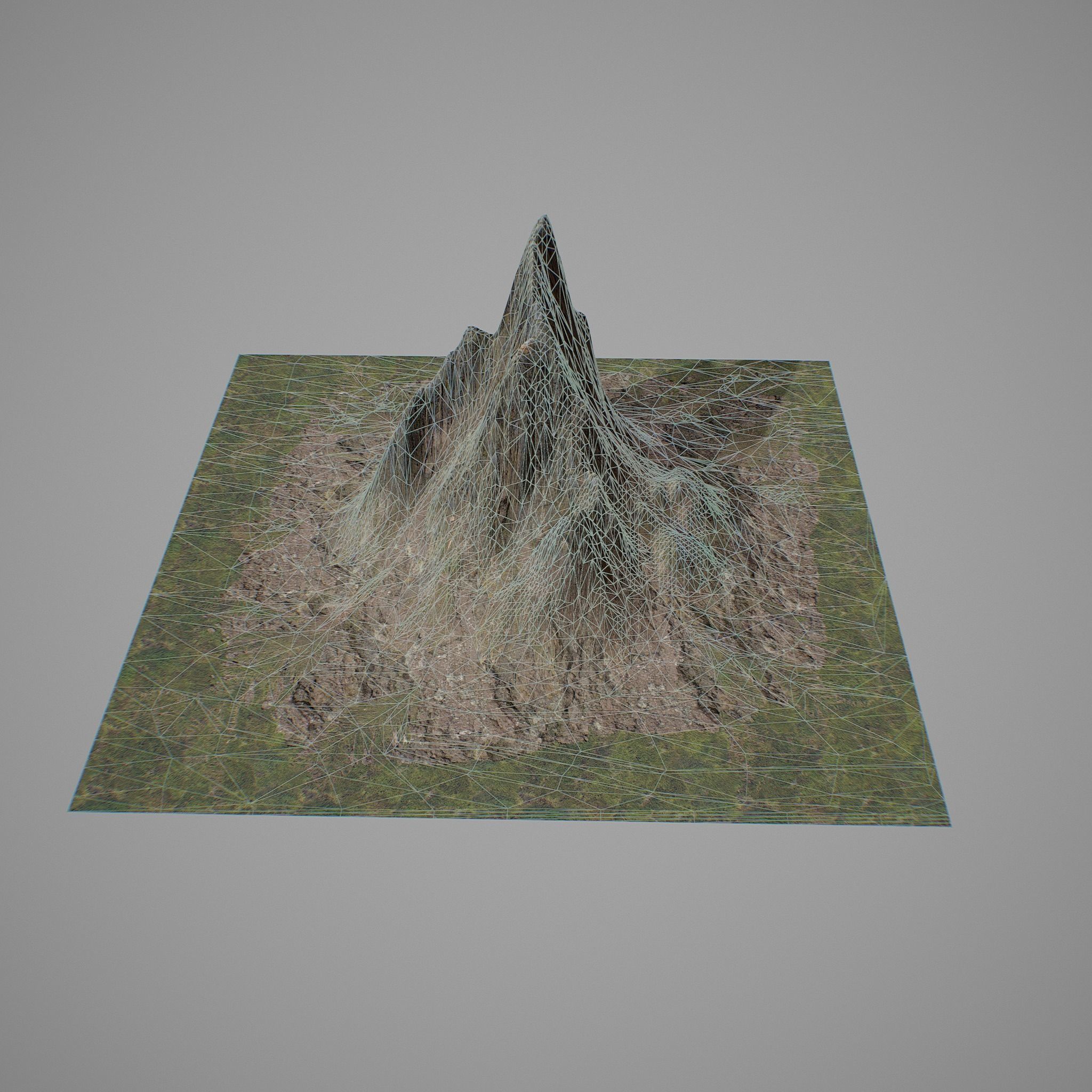 Mountains Kitbash Low-poly 3D model_36