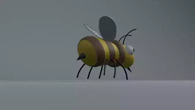 Bee Winnie the Pooh Low-poly 3D model