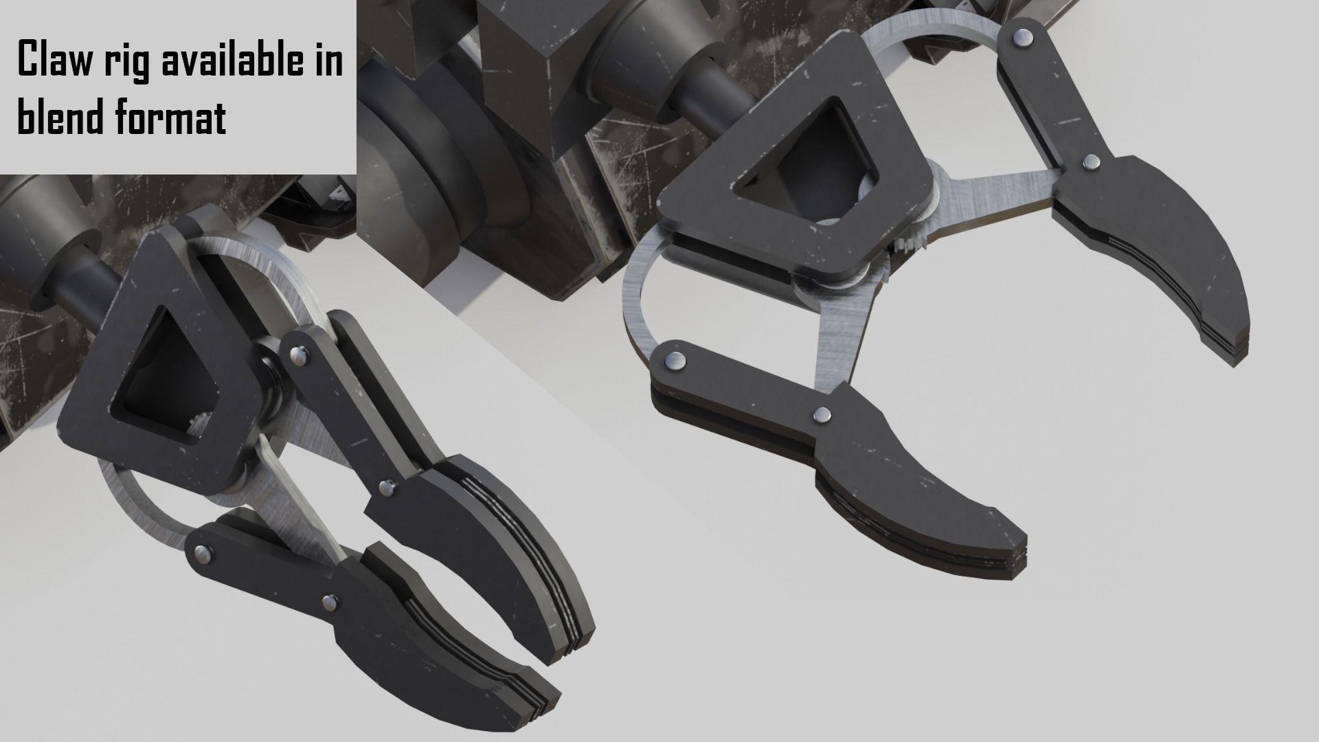 Bomb disposal EOD wheelbarrow robot 3D model_4