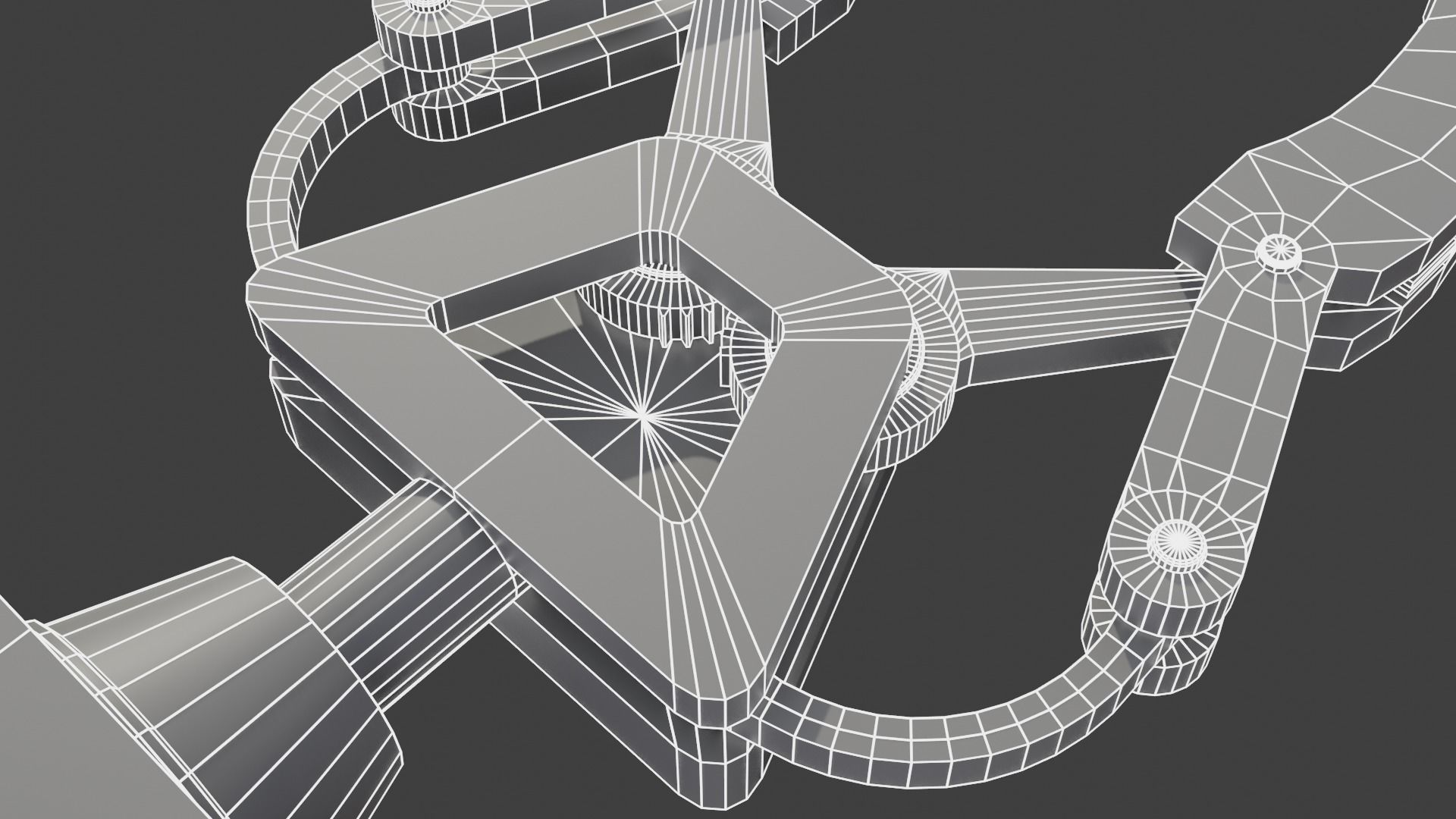 Bomb disposal EOD wheelbarrow robot 3D model_13