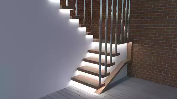 3D Stairs Luxury