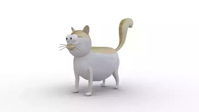 Cartoon Cat - Rigged