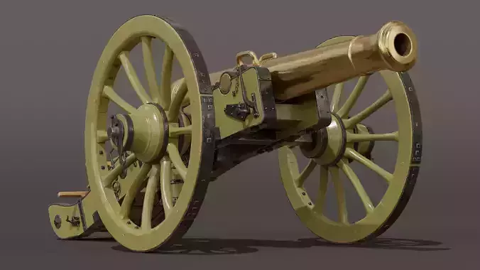 French Napoleonic Cannon 12 Pounder