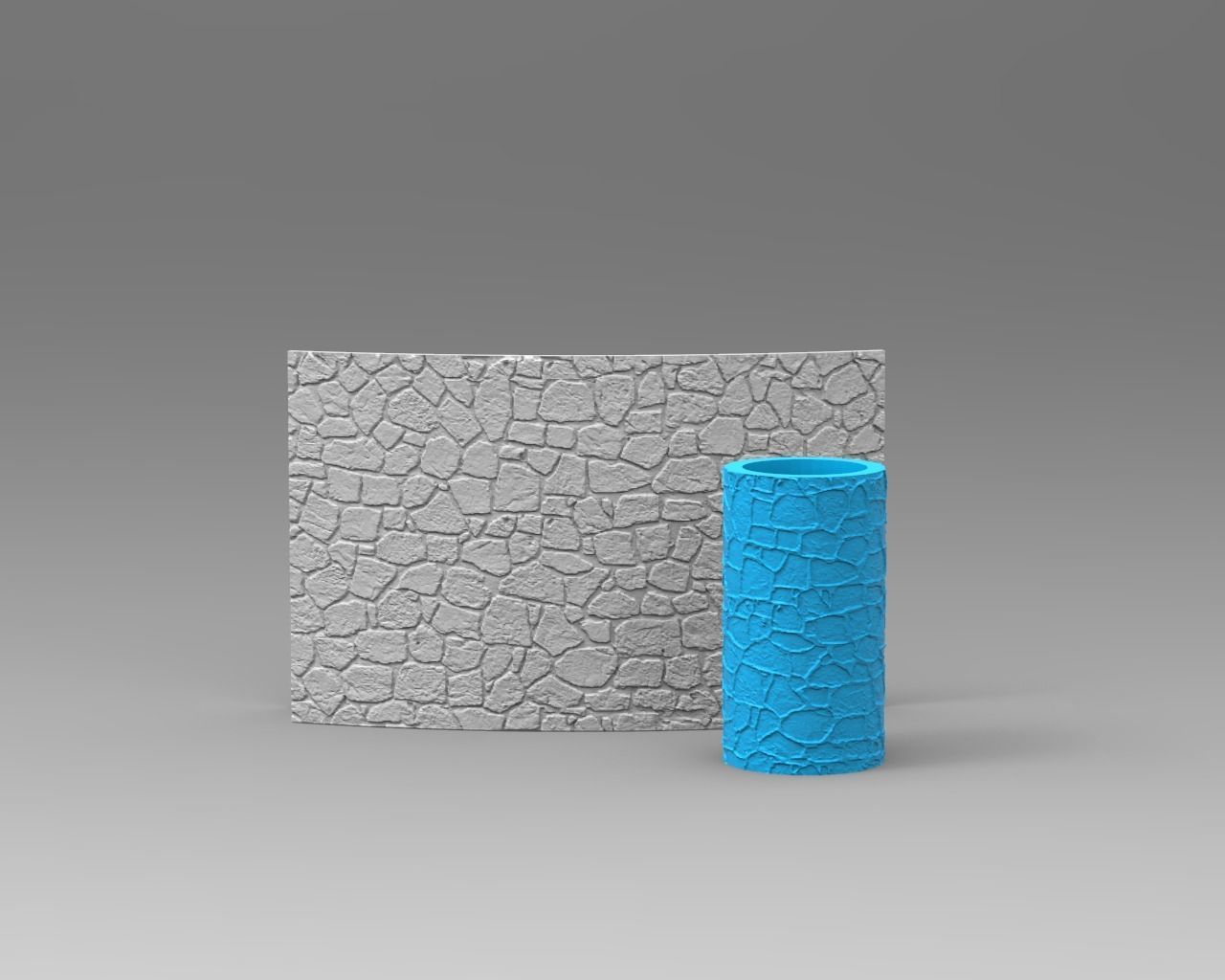 6 SEAMLESS TEXTURE ROLLER  3D print model_2