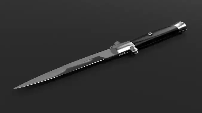 Switchblade knife - Stiletto 3D model