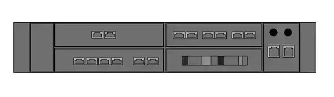 SUICH electrical panel with number of switches