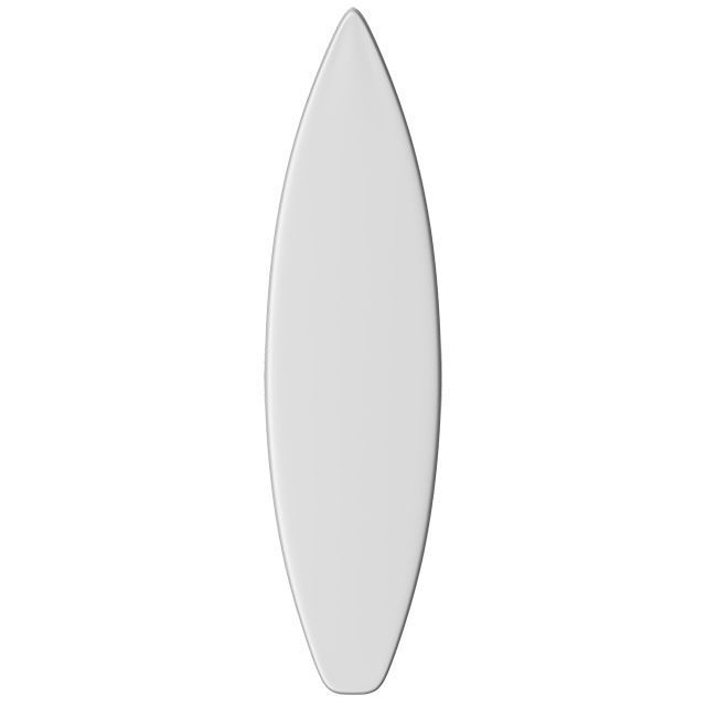 Surfboard Shortboard Performance 3D model_8