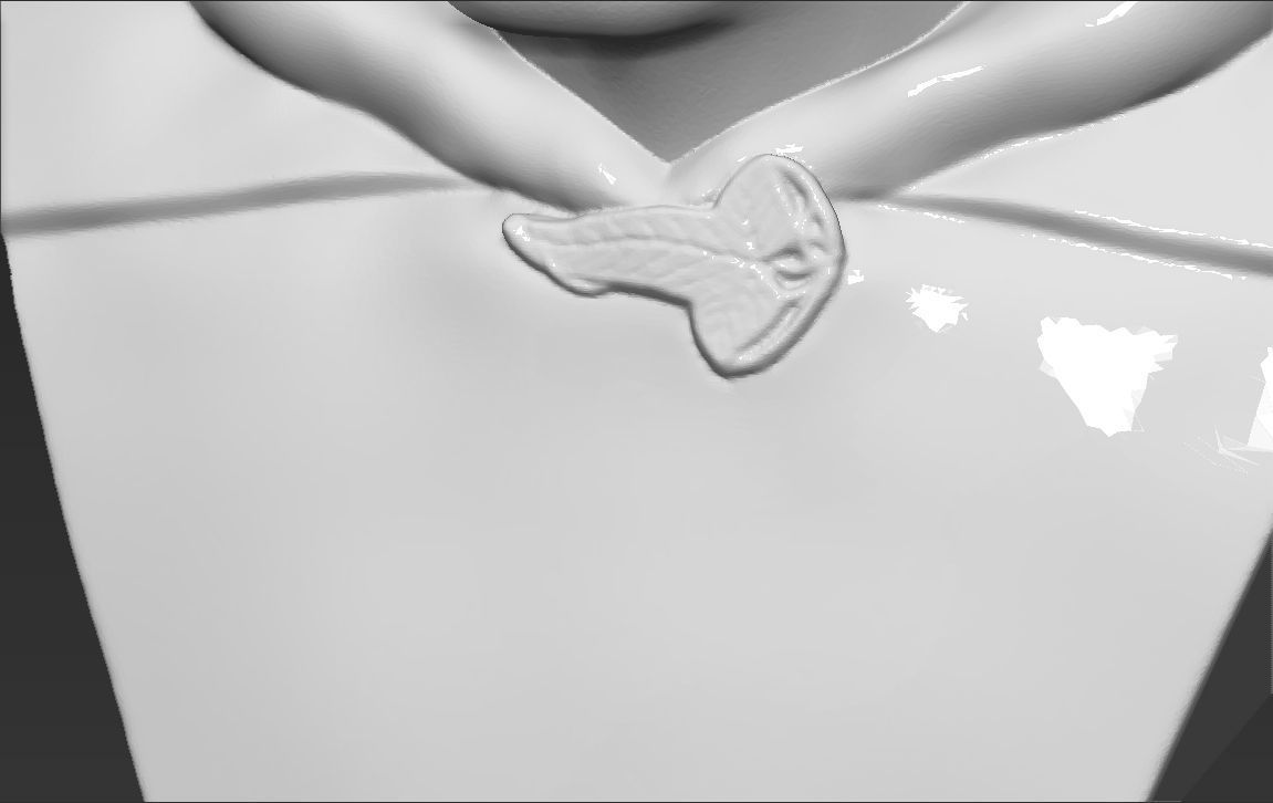 Frodo Baggins The Lord of the Rings bust 3D printing ready  3D print model_24