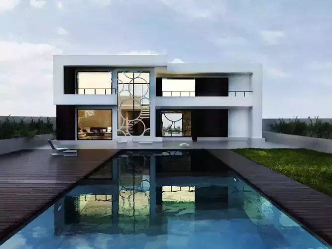 Modern House 3D model