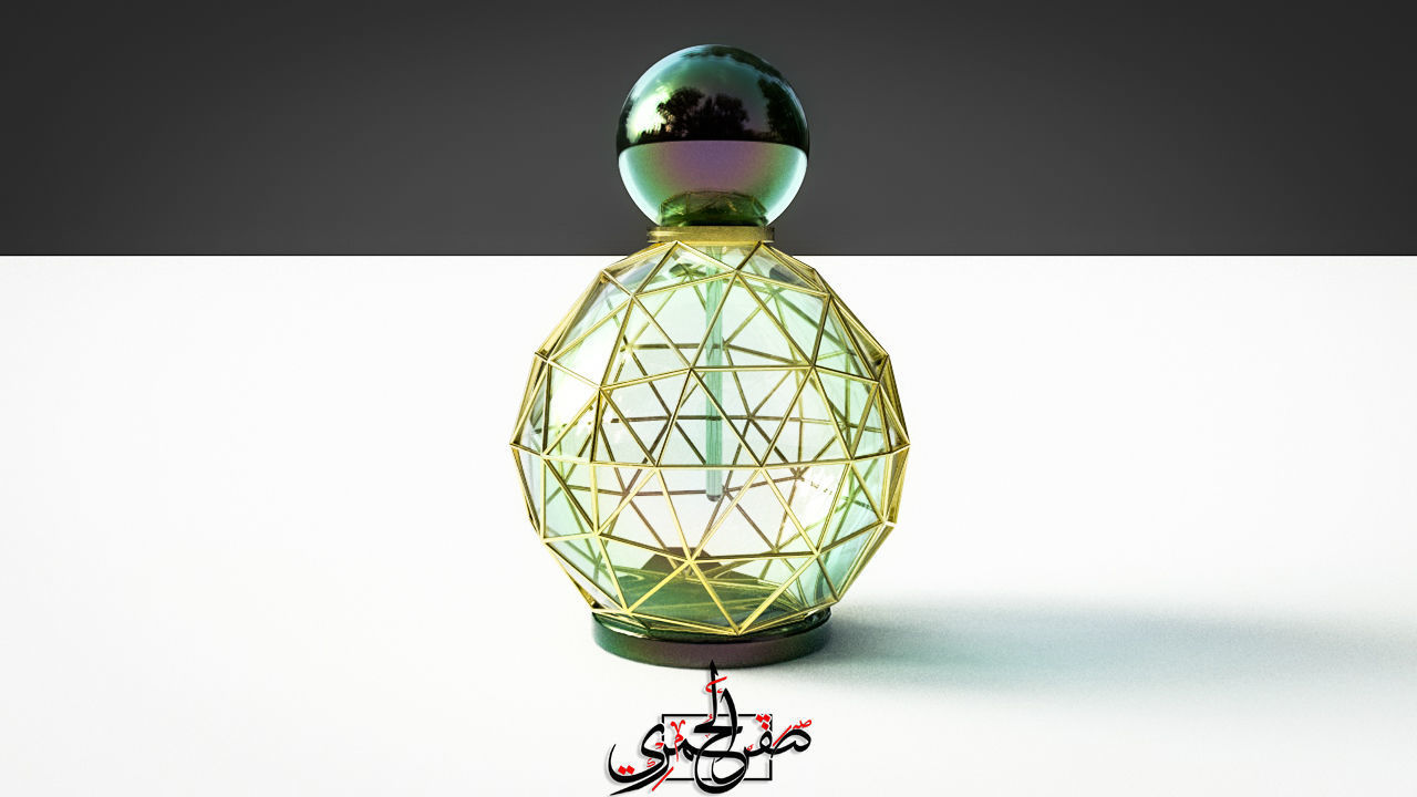 perfume bottles collection 3D model_1