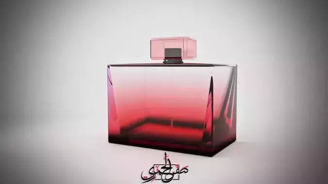 perfume bottles collection 3D model