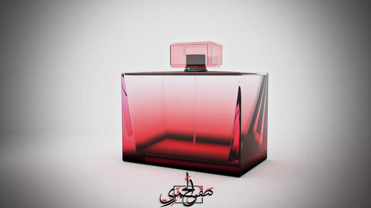 perfume bottles collection 3D model_0