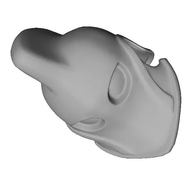 Lego DrFate Helmet 3D model_0