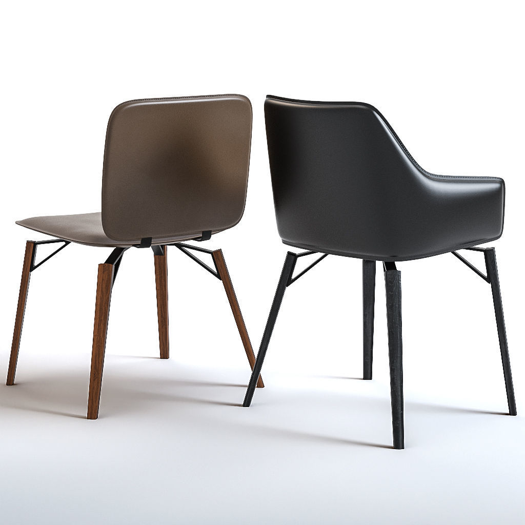 Chair Frag Iki PW and W 3D model_1