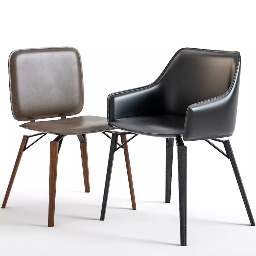 Chair Frag Iki PW and W 3D model_0