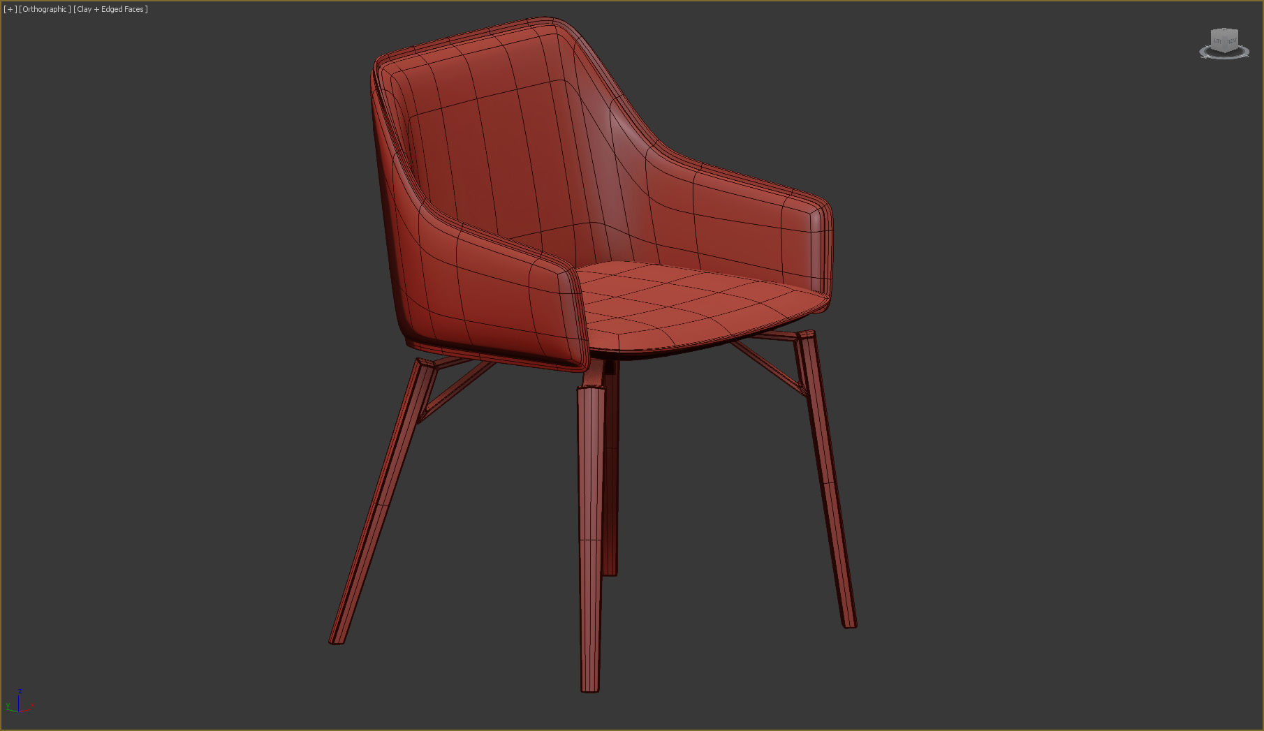 Chair Frag Iki PW and W 3D model_14