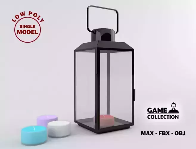 Latern 1 Lowpoly lantern