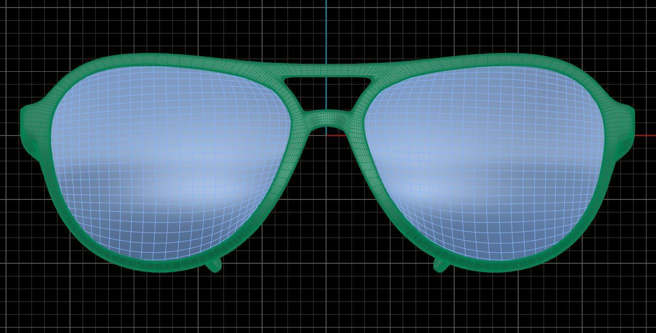 Eyeglasses for Men and Women 3D print model_7