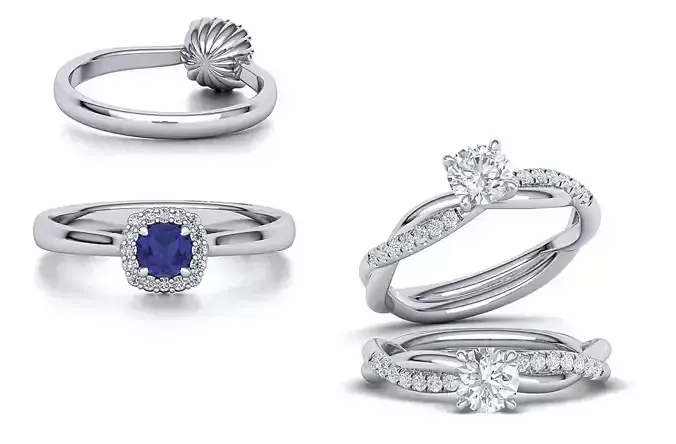 Double Ring Collection with Discount 