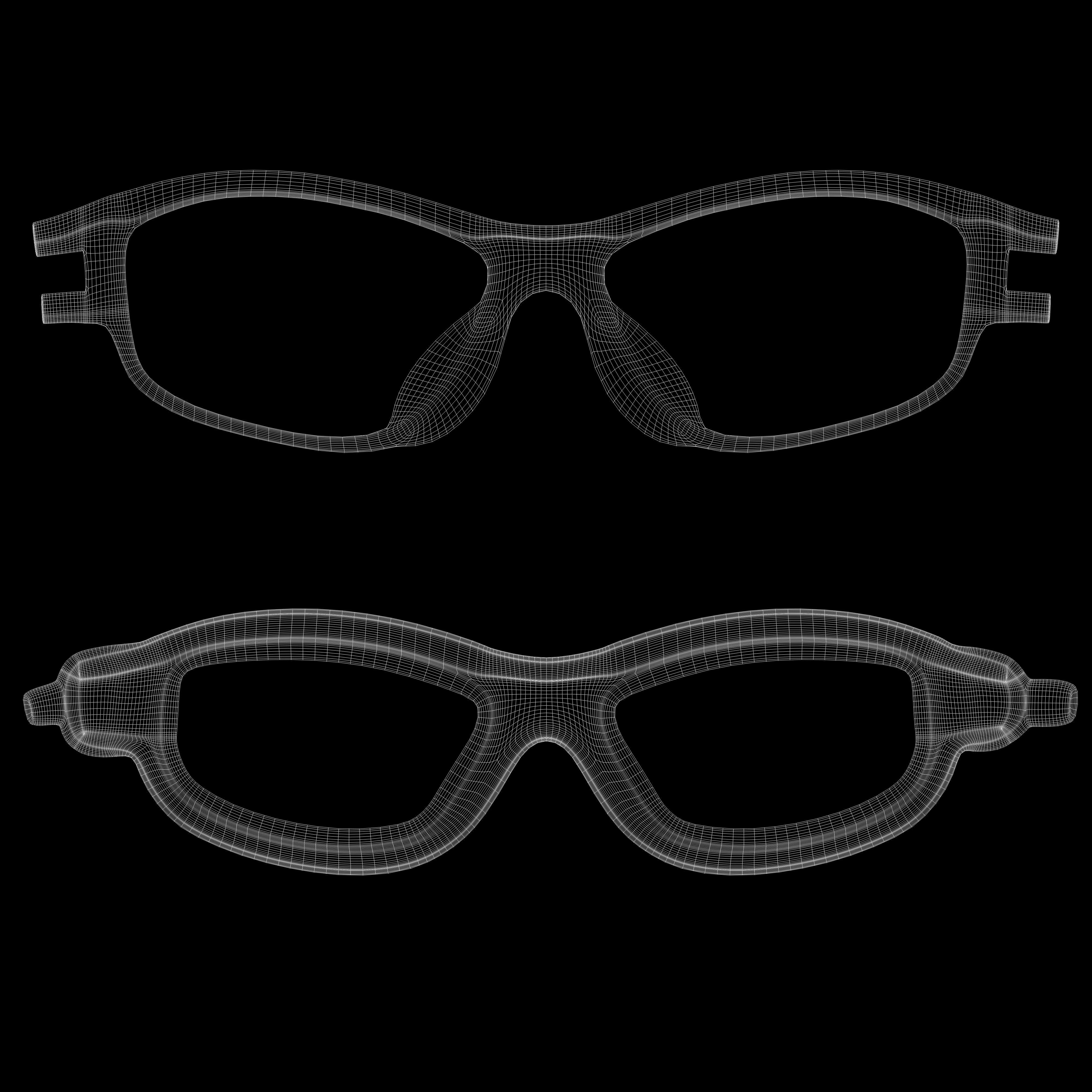 Eyeglasses for Men and Women 3D print model_9