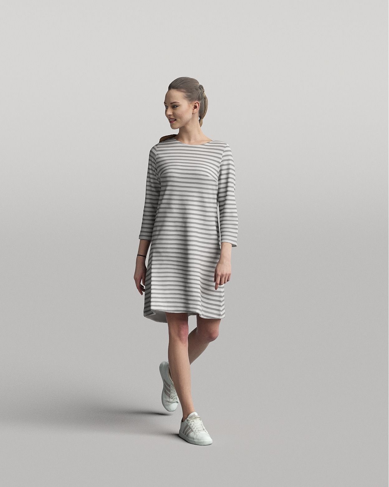 Humano 20-Collection 04 -  DIVERSE POSED PEOPLE - 20x 3D models  3D model_9