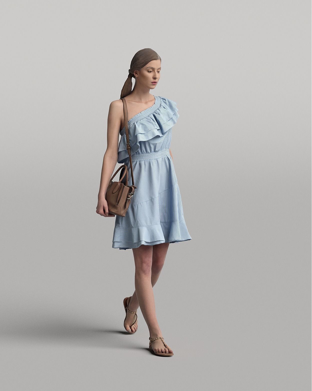 Humano 20-Collection 04 -  DIVERSE POSED PEOPLE - 20x 3D models  3D model_8