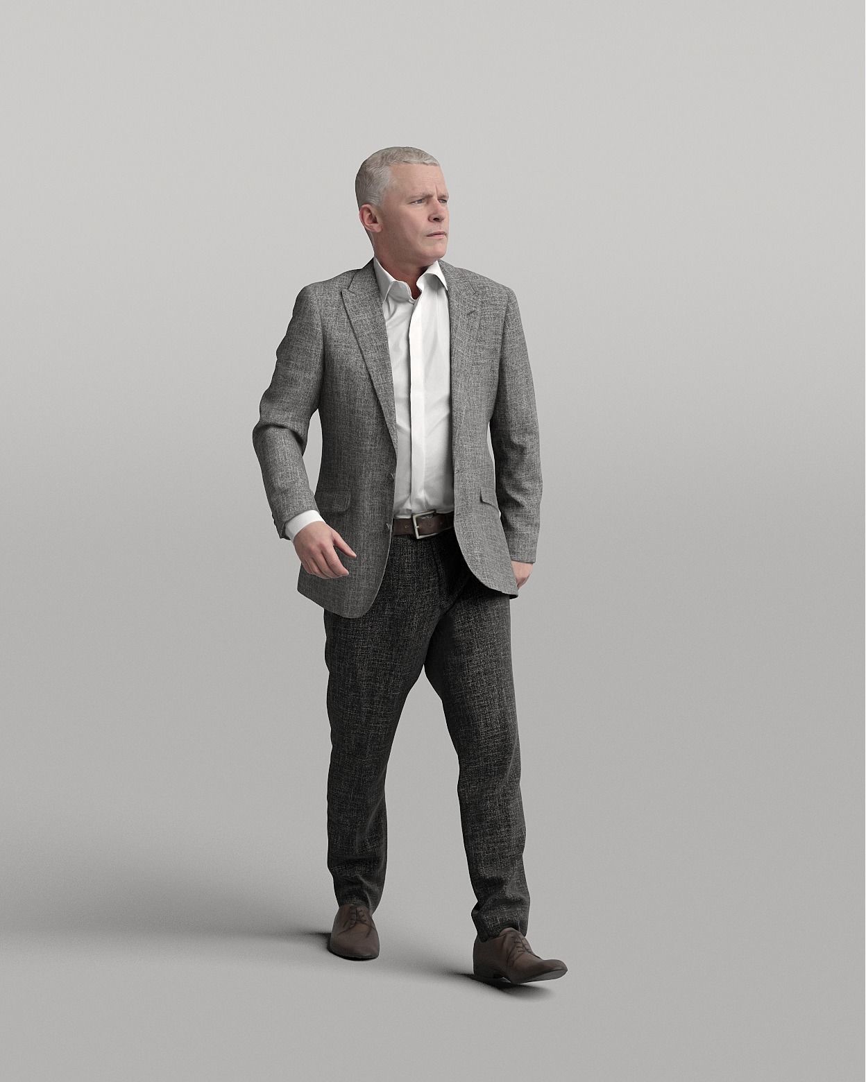 Humano 20-Collection 04 -  DIVERSE POSED PEOPLE - 20x 3D models  3D model_15