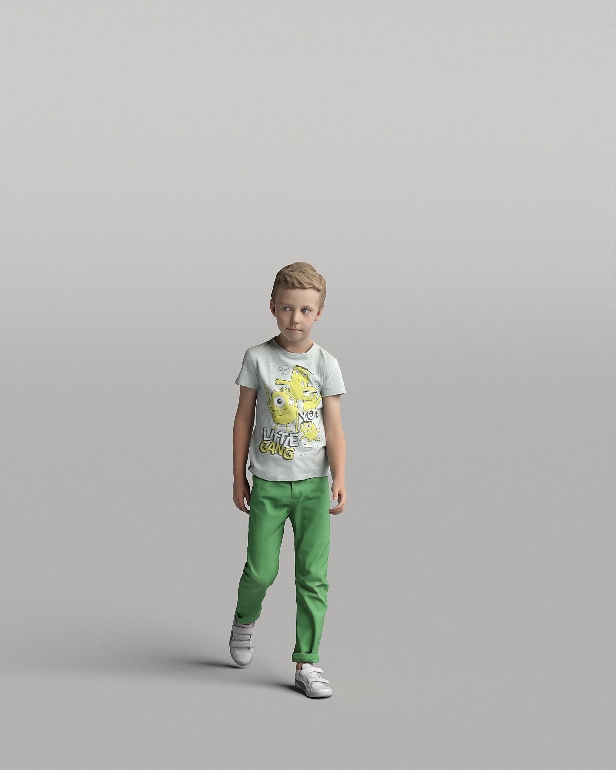 Humano 20-Collection 04 -  DIVERSE POSED PEOPLE - 20x 3D models  3D model_12