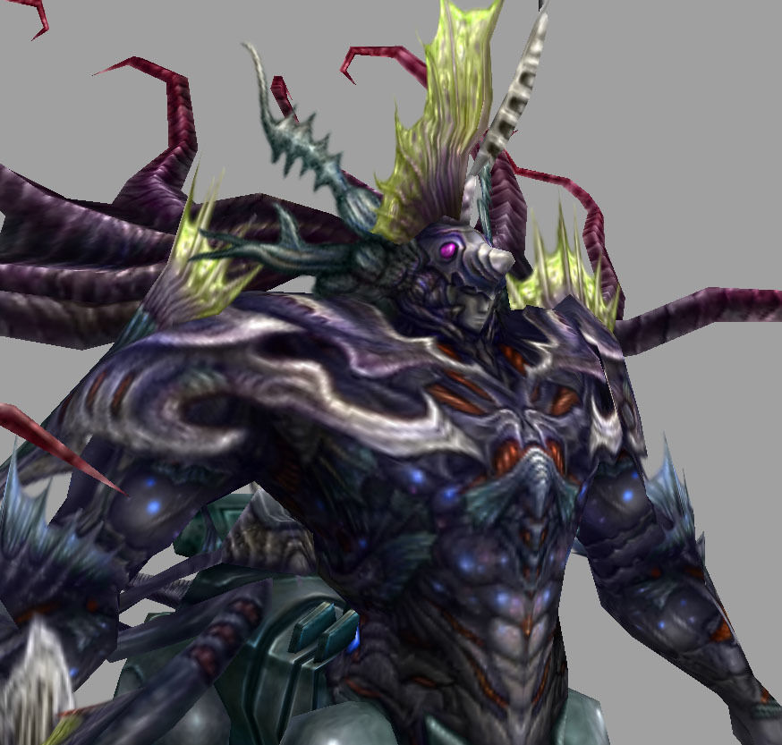 Sphinx final fantasy xiv art Low-poly 3D model_4