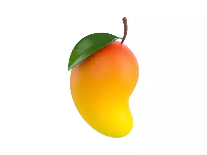 Mango Low-poly 3D model