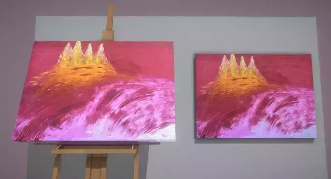 Witches Forest - Oil Painting